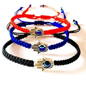 Evil eye protection bracelet set